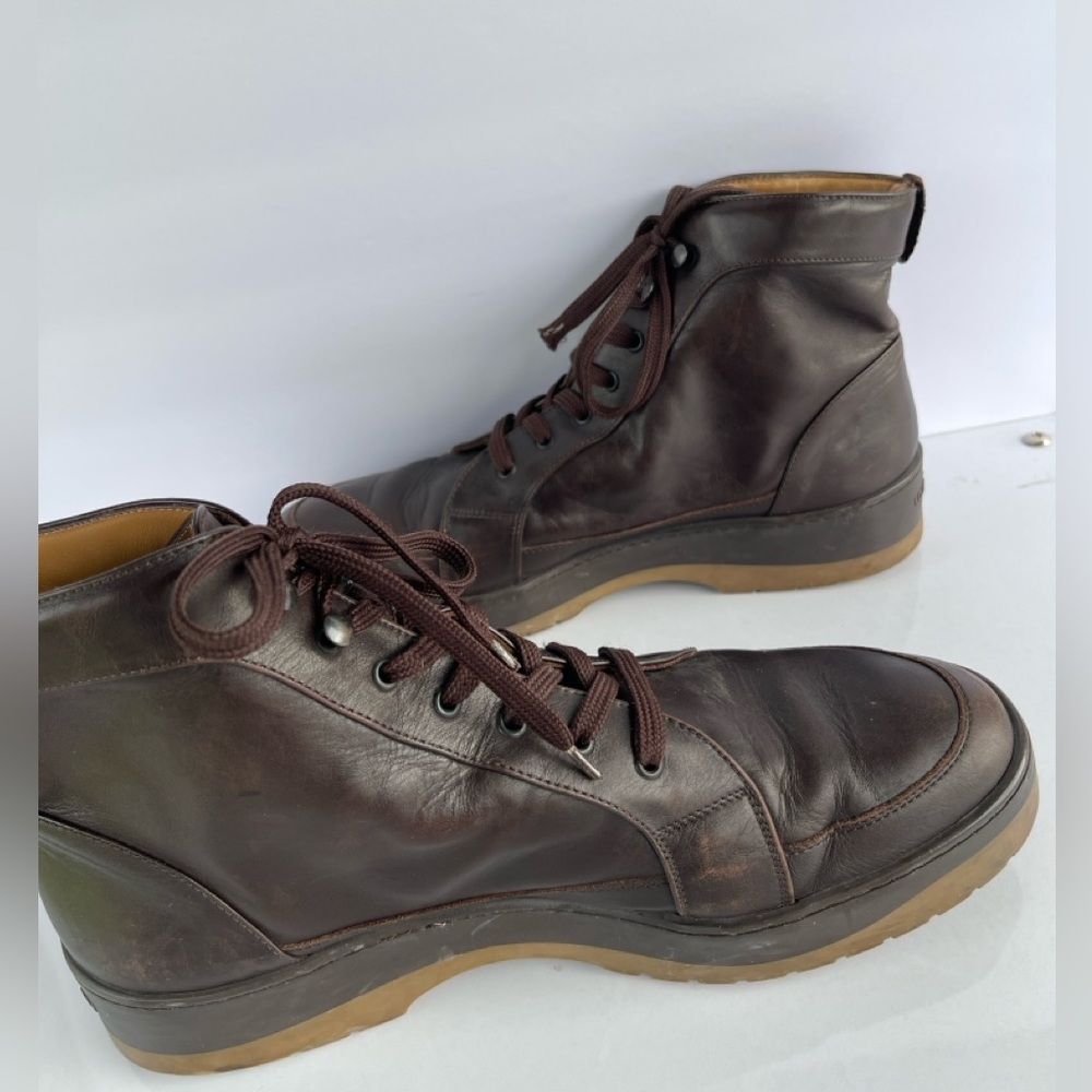 Louis Vuitton Men's Brown Leather Boots 10.5 - Picture 6 of 16